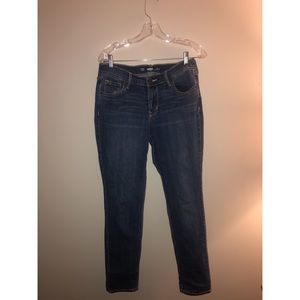 Dark Wash Skinny Jeans (Short Size 8)